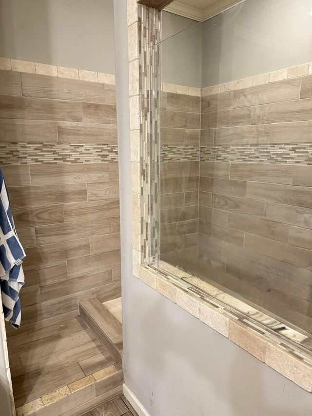287 Sisk Rd, Winchester, TN 37398 - bathroom featuring tiled shower
