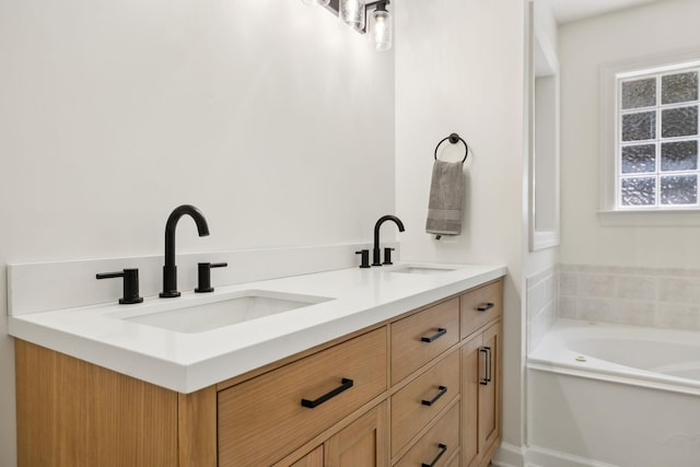1403 Ottawa Pl, Murfreesboro, TN 37129 - full bathroom featuring a bath and double vanity