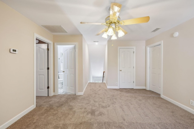 1403 Ottawa Pl, Murfreesboro, TN 37129 - unfurnished bedroom featuring carpet, baseboards, ensuite bathroom, and a ceiling fan