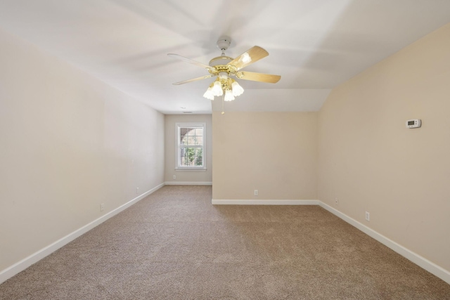 1403 Ottawa Pl, Murfreesboro, TN 37129 - spare room with light colored carpet, baseboards, and ceiling fan