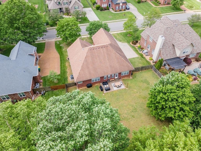 2184 Loudenslager Dr, Thompsons Station, TN 37179 - aerial perspective of suburban area