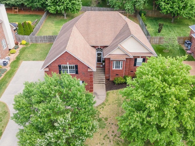 2184 Loudenslager Dr, Thompsons Station, TN 37179 - view from above of property