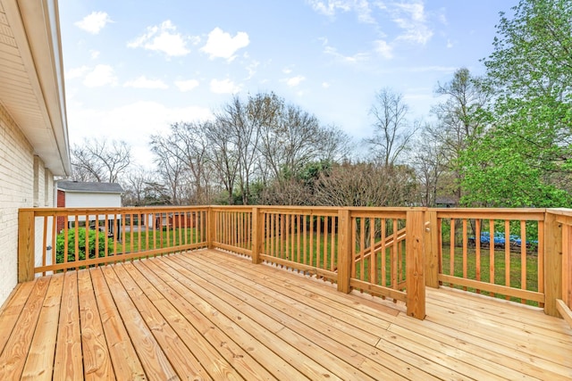 1614 Shady Cir, Lebanon, TN 37087 - view of wooden deck