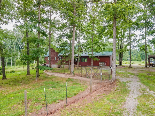 142 Kimberly Rd, Hohenwald, TN 38462 - view of front of home with a metal roof