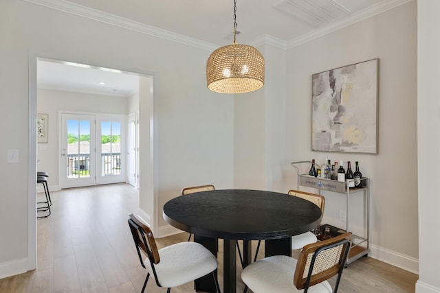 362 Savoy Loop, Nolensville, TN 37135 - dining room featuring wood finished floors, baseboards, ornamental molding, and a chandelier