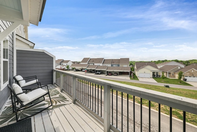 362 Savoy Loop, Nolensville, TN 37135 - wooden deck with a residential view