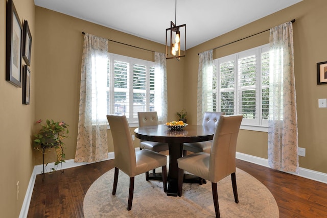 606 Tywater Crossing Blvd, Franklin, TN 37064 - dining space with baseboards and wood finished floors