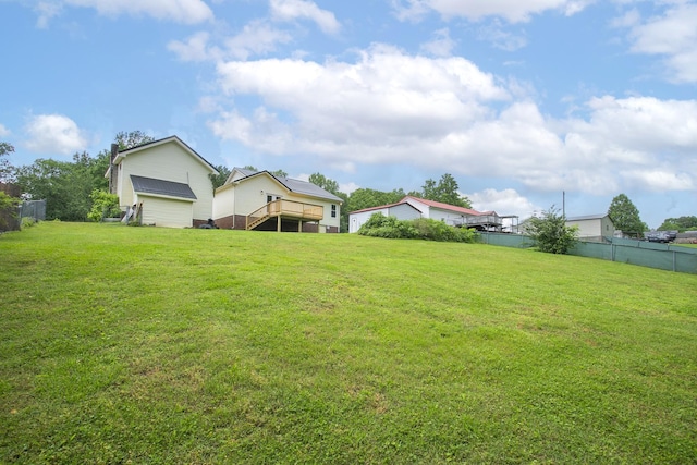 1011 Bon Meade Dr, Burns, TN 37029 - view of yard with a deck