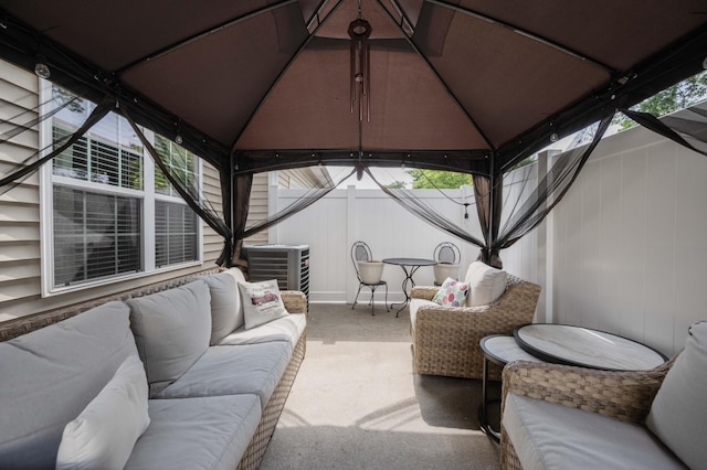 3307 Stormello Ln, Murfreesboro, TN 37128 - sunroom with lofted ceiling
