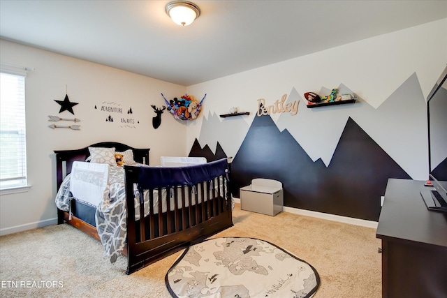 1242 Bill Wallace Dr, Friendsville, TN 37737 - carpeted bedroom with multiple windows and baseboards