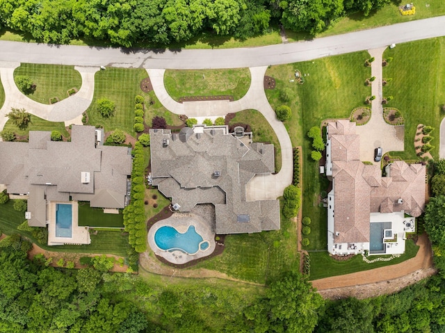 443 Canterbury Rise, Franklin, TN 37067 - aerial view of property's location featuring a pool