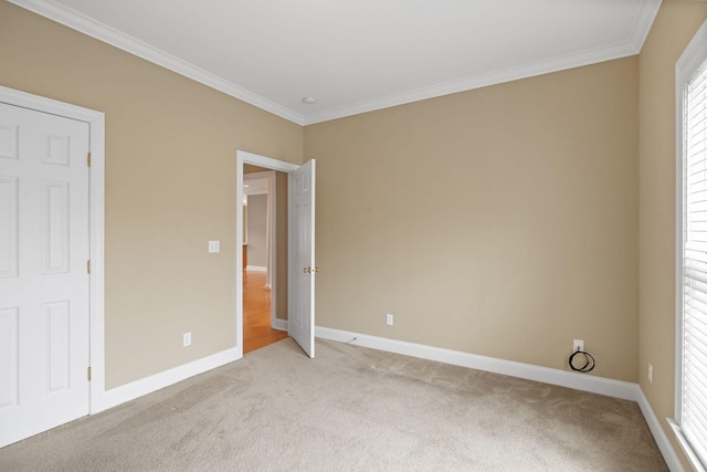 153 Magnolia Glen Cir, Manchester, TN 37355 - unfurnished bedroom with light carpet, ornamental molding, and baseboards