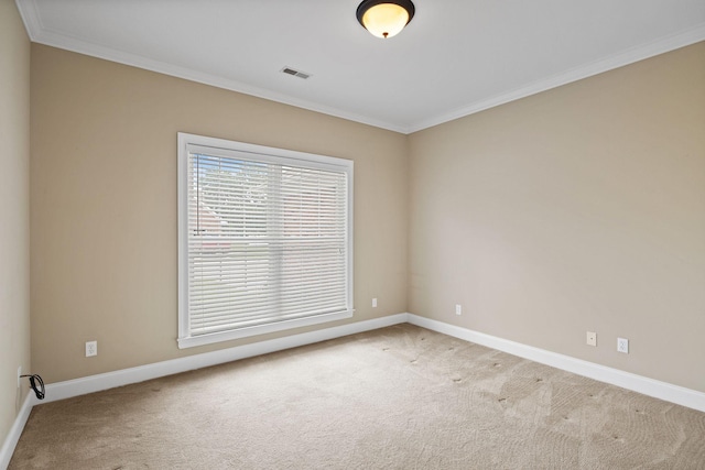 153 Magnolia Glen Cir, Manchester, TN 37355 - carpeted spare room featuring crown molding and baseboards