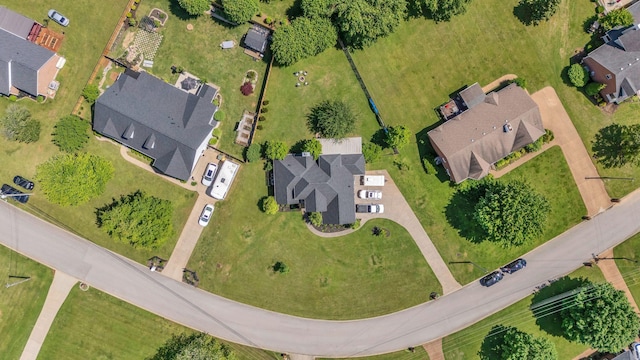213 Hickory Trl, White House, TN 37188 - aerial view of residential area