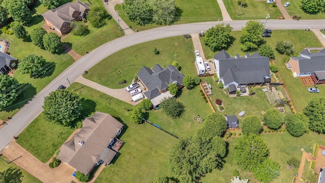 213 Hickory Trl, White House, TN 37188 - aerial overview of property's location with nearby suburban area