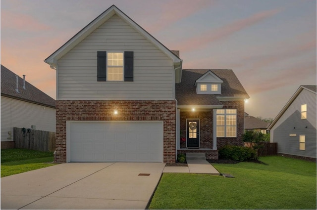 5902 Covent Ln, Smyrna, TN 37167 - traditional-style house featuring brick siding, a garage, and concrete driveway