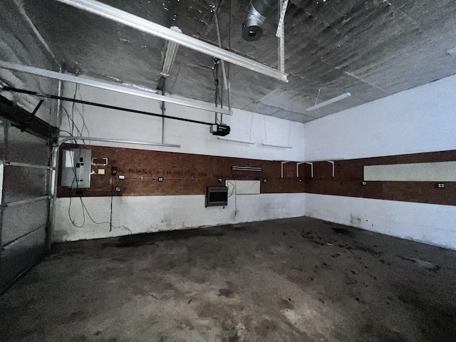 555 Oakley Allons Rd, Allons, TN 38541 - garage with a garage door opener and electric panel