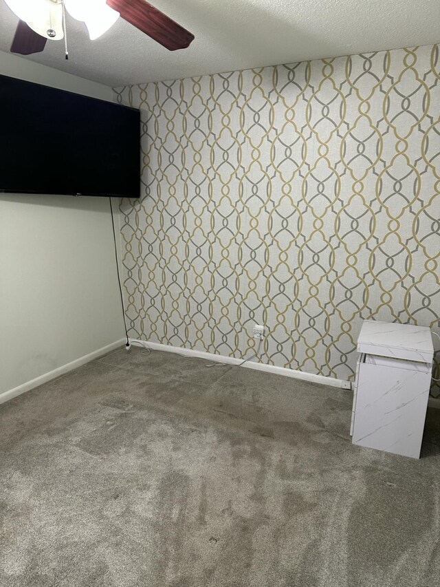 2514 Maplewood Dr, Chattanooga, TN 37421 - spare room with a ceiling fan, carpet, and baseboards