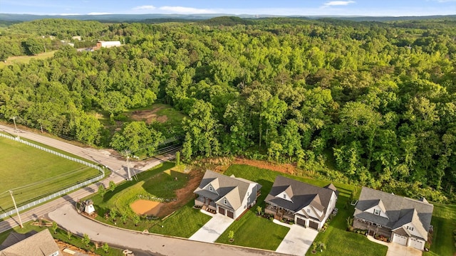 264 Goose Creek Cir, Soddy Daisy, TN 37379 - drone / aerial view of a forest