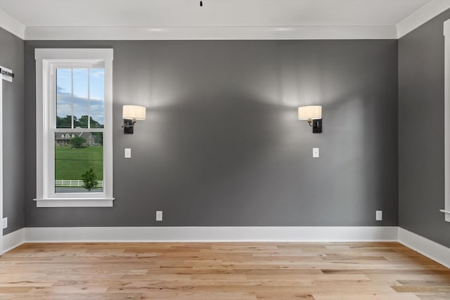 264 Goose Creek Cir, Soddy Daisy, TN 37379 - spare room with light wood-type flooring and baseboards