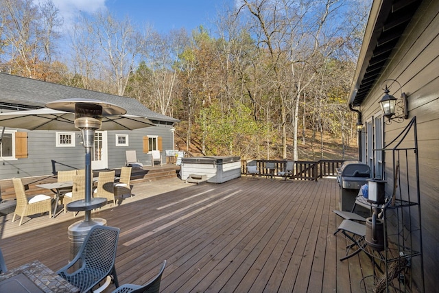 5432 Parker Branch Rd, Franklin, TN 37064 - deck featuring a grill