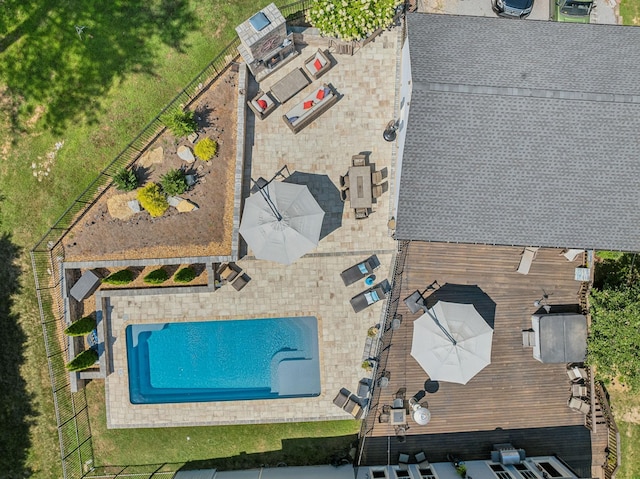 5432 Parker Branch Rd, Franklin, TN 37064 - aerial view of property and surrounding area featuring a pool area
