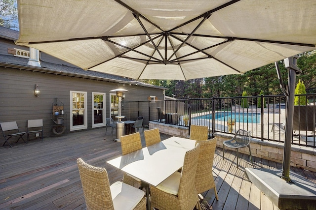 5432 Parker Branch Rd, Franklin, TN 37064 - wooden deck featuring outdoor dining area