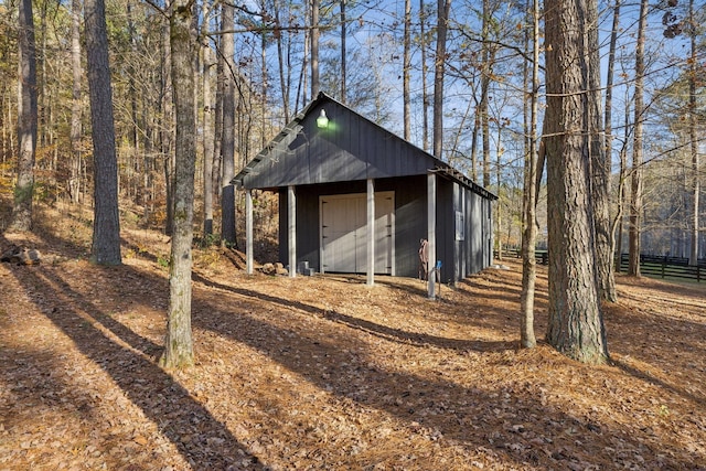 5432 Parker Branch Rd, Franklin, TN 37064 - view of shed with fence