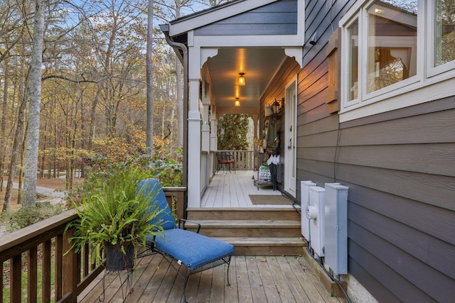 5432 Parker Branch Rd, Franklin, TN 37064 - wooden terrace featuring covered porch