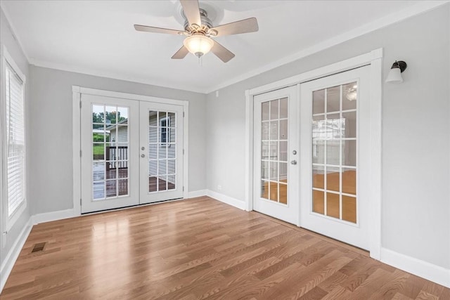 205 Jackson St, Cowan, TN 37318 - unfurnished sunroom featuring french doors