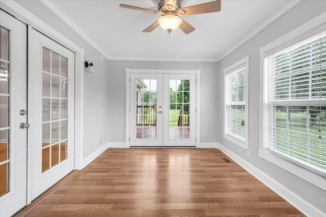 205 Jackson St, Cowan, TN 37318 - unfurnished sunroom with french doors