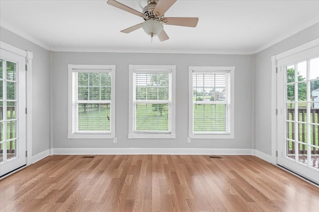 205 Jackson St, Cowan, TN 37318 - unfurnished sunroom featuring plenty of natural light and french doors