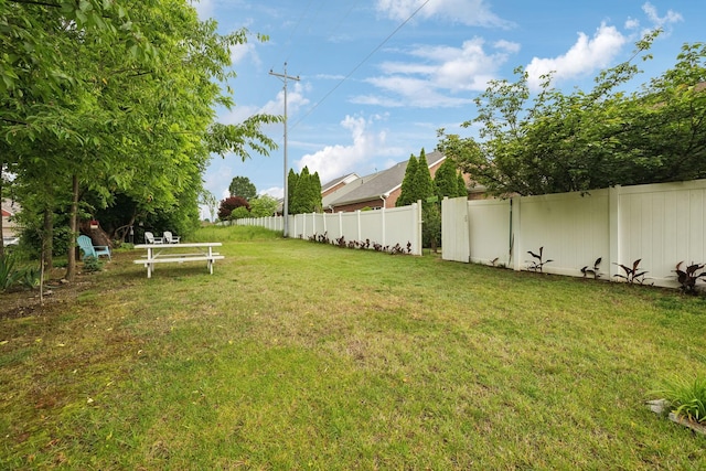 view of yard