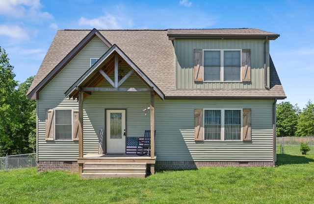 706 Kirbytown Rd, Lafayette, TN 37083 - view of front of home featuring crawl space, board and batten siding, and a shingled roof