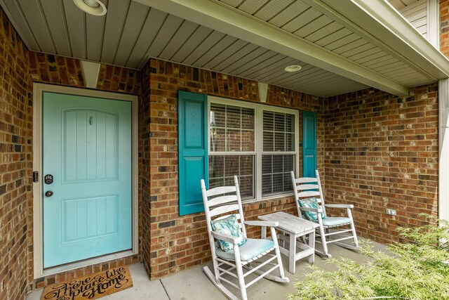 1461 Round Rock Dr, Murfreesboro, TN 37128 - entrance to property featuring brick siding and a porch