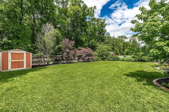 1461 Round Rock Dr, Murfreesboro, TN 37128 - view of yard with a storage shed and an outbuilding