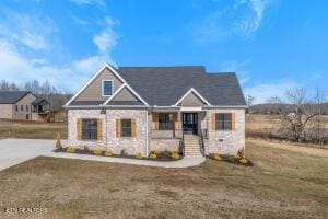 4455 Knox Ln, Cookeville, TN 38506 - view of front of property with stone siding