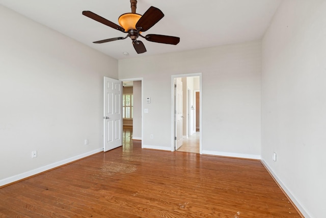 3045 Cairns Dr W, Mount Juliet, TN 37122 - spare room with wood finished floors, ceiling fan, and baseboards
