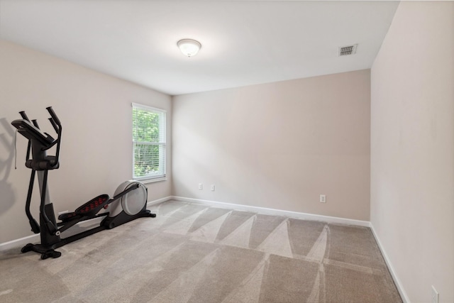 3045 Cairns Dr W, Mount Juliet, TN 37122 - workout area featuring baseboards and carpet flooring