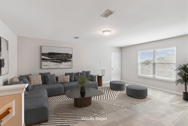 3045 Cairns Dr W, Mount Juliet, TN 37122 - living room featuring carpet floors and baseboards