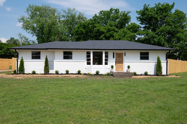 view of ranch-style house