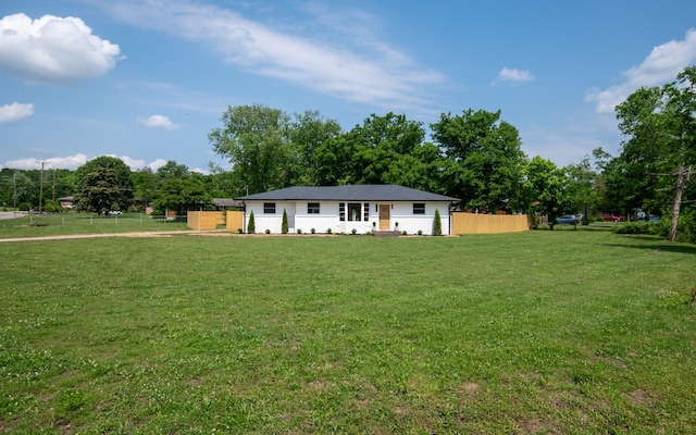 view of ranch-style home