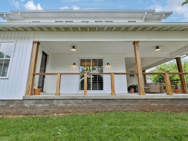 view of rear view of property