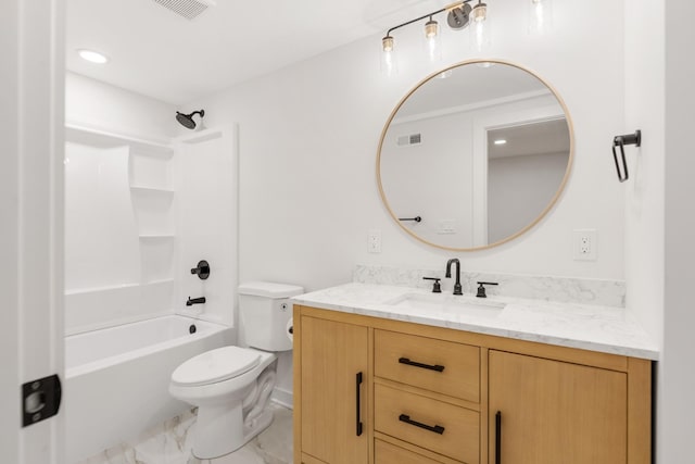 208 Roberta Dr, Hendersonville, TN 37075 - full bath featuring toilet, vanity, and shower / tub combination