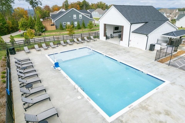 3983 Inlet Loop, Chattanooga, TN 37416 - community pool featuring fence, a patio, and a residential view