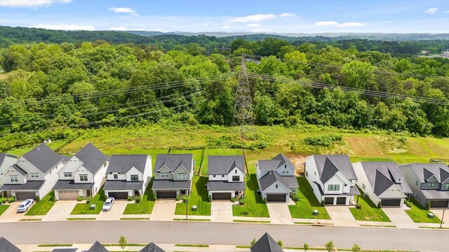 3983 Inlet Loop, Chattanooga, TN 37416 - aerial view of residential area with a heavily wooded area