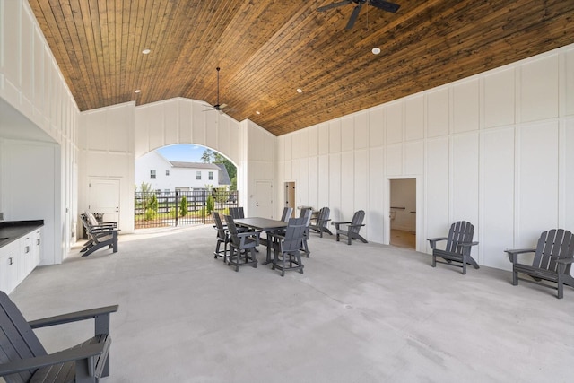 3983 Inlet Loop, Chattanooga, TN 37416 - view of patio / terrace featuring ceiling fan and outdoor dining space