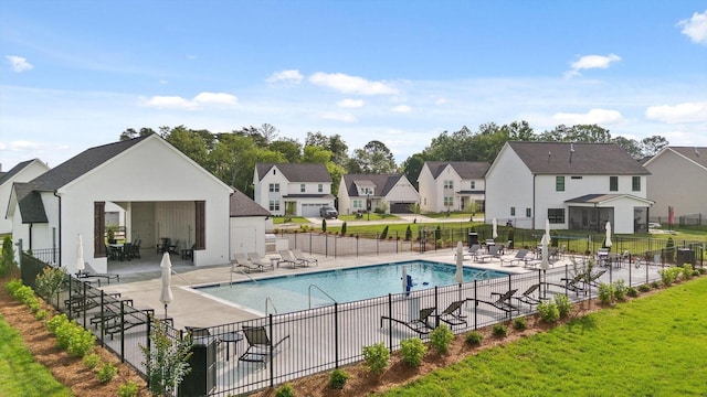 3983 Inlet Loop, Chattanooga, TN 37416 - community pool featuring a residential view and a patio