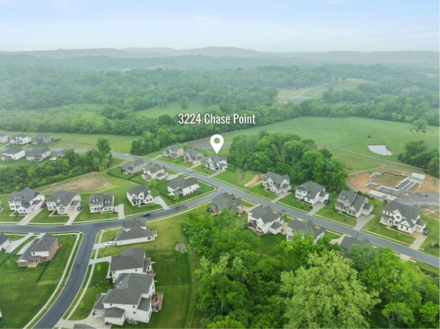 3224 Chase Point Dr, Franklin, TN 37067 - aerial view of property's location featuring nearby suburban area