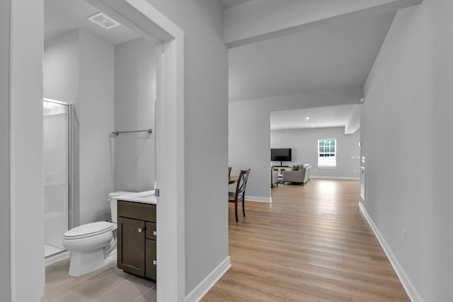 1610 Shenstone Dr, Smyrna, TN 37167 - hall featuring light wood finished floors and baseboards